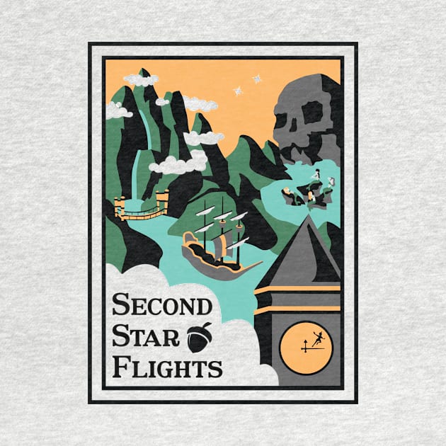 Second Star Flights by ryandraws_stuff